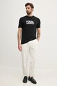 Karl Lagerfeld tricou 552235.755087 negru SS25