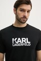 Tričko Karl Lagerfeld čierna 552235.755087