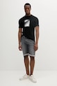 Karl Lagerfeld t-shirt bawełniany 552224.755038 czarny SS25