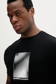 Karl Lagerfeld t-shirt bawełniany czarny 552224.755038