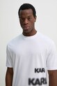 Karl Lagerfeld tricou din bumbac alb 552225.755139