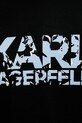 Bavlněné tričko Karl Lagerfeld 552224.755042 černá