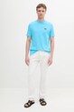 Karl Lagerfeld t-shirt bawełniany 552224.755710 niebieski SS25