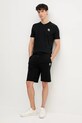 Бавовняна футболка Karl Lagerfeld 552224.755021 чорний SS25