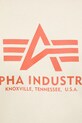 Бавовняна футболка Alpha Industries 100501CB бежевий