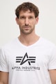 Tričko Alpha Industries bílá 106512