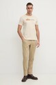Tričko Alpha Industries 118502PP béžová SS25