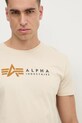 Alpha Industries tricou bej 118502PP