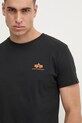 Хлопковая футболка Alpha Industries чёрный 128507CP