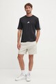 Хлопковая футболка adidas Essentials JW1949 чёрный SS25