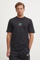 Oblačila Bombažna kratka majica adidas Pizza Tee JM0347 črna