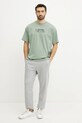 Bavlnené tričko adidas x Mandalorian JI5718 zelená SS25