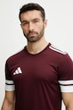 Tréninkové tričko adidas Performance Squad 25 burgundské JC8675
