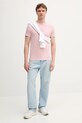 Pepe Jeans t-shirt ORIGINAL BASIC 3N PM508212 rózsaszín SS25