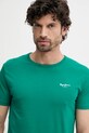 Pepe Jeans t-shirt ORIGINAL BASIC 3N zöld PM508212