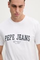 Μπλουζάκι Pepe Jeans DERRIL TEE λευκό PM509766