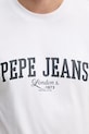 Μπλουζάκι Pepe Jeans DERRIL TEE PM509766 λευκό