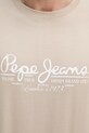 Βαμβακερό μπλουζάκι Pepe Jeans DUMAS TEE PM509769 μπεζ