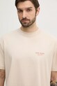 Pepe Jeans t-shirt bawełniany DUSTER TEE beżowy PM509773