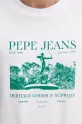 Pepe Jeans tricou din bumbac PATCH PM509779 alb