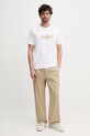 Βαμβακερό μπλουζάκι Pepe Jeans PICTHON PM509782 λευκό SS25