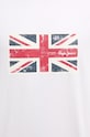 Pepe Jeans tricou din bumbac UNION TEE PM509790 alb