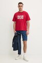 Бавовняна футболка Pepe Jeans UNION TEE PM509790 червоний SS25