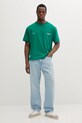 Pepe Jeans t-shirt bawełniany COLVILLE PM509793 zielony SS25