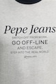 Μπλουζάκι Pepe Jeans PETERSON PM509801 γκρί