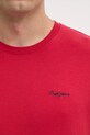 Pepe Jeans t-shirt bawełniany CONTRAST CONNOR PM509933 czerwony