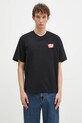 Îmbrăcăminte ICECREAM tricou din bumbac Roundabout IC24460 negru