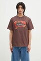 Бавовняна футболка Billionaire Boys Club Tropical Island Fill Arch Logo бавовна коричневий B24460