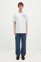 Βαμβακερό μπλουζάκι Billionaire Boys Club Tropical Crest γκρί B24461