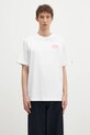 Bavlněné tričko Billionaire Boys Club Small Arch Logo Highlight potisk bílá BC008