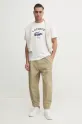 Lacoste t-shirt bawełniany TH2733 biały SS25