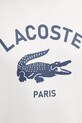 Lacoste tricou din bumbac TH2733 alb