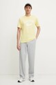 Lacoste tricou din bumbac TH2733 galben SS25