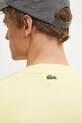 Lacoste tricou din bumbac TH2733 galben