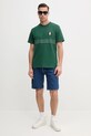 Lacoste tricou din bumbac TH0025 verde SS25