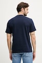 Oblečení Bavlněné tričko Lacoste TH0027 námořnická modř