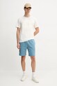 Бавовняна футболка Lacoste TH0124 бежевий SS25