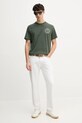 Lacoste tricou din bumbac TH0125 verde SS25