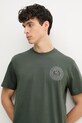 Lacoste tricou din bumbac verde TH0125