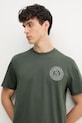 Bavlněné tričko Lacoste zelená TH0125