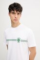 Хлопковая футболка Lacoste белый TH9694