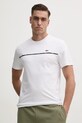 Хлопковая футболка Lacoste белый TH9842