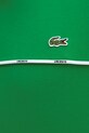 Bavlněné tričko Lacoste TH9842 zelená