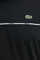 Lacoste tricou din bumbac TH9842 negru
