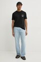 Бавовняна футболка Iceberg F017.6306 чорний SS25