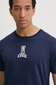 Iceberg t-shirt bawełniany granatowy F018.6306